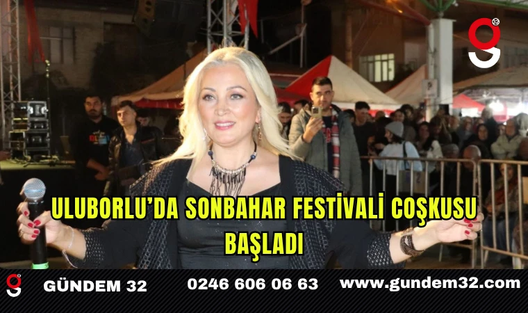 Uluborlu’da Sonbahar Festivali Coşkusu Başladı