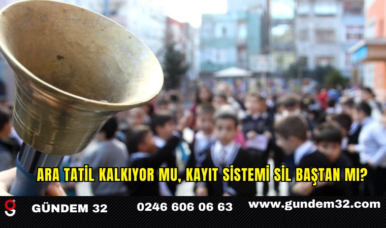 Ara Tatil Kalkıyor Mu, Kayıt Sistemi Sil Baştan Mı?