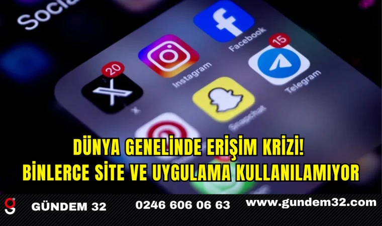 Dünya Genelinde Erişim Krizi! Binlerce Site ve Uygulama Kullanılamıyor