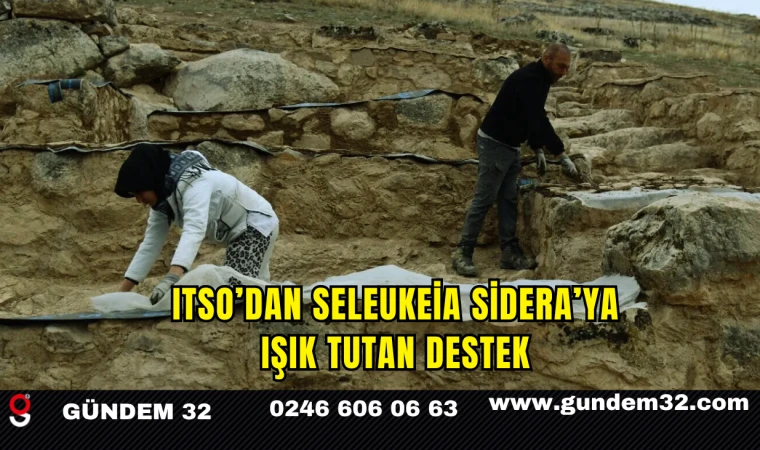 ITSO’dan Seleukeia Sidera’ya Işık Tutan Destek