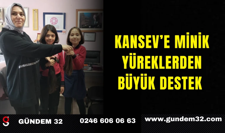 KANSEV’e Minik Yüreklerden Büyük Destek