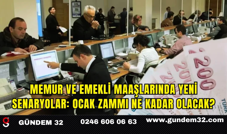 Memur ve Emekli Maaşlarında Yeni Senaryolar: Ocak Zammı Ne Kadar Olacak?