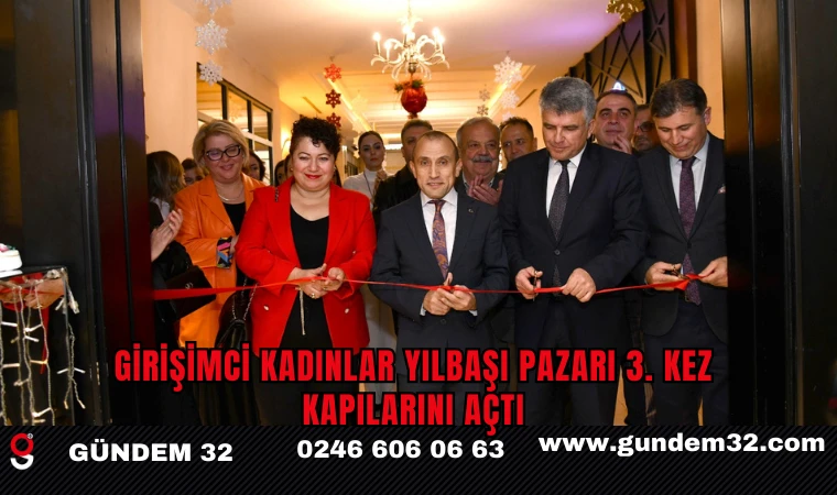 GİRİŞİMCİ KADINLAR YILBAŞI PAZARI 3. KEZ KAPILARINI AÇTI