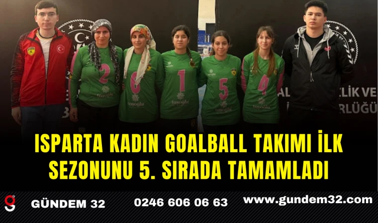 Isparta Kadın Goalball Takımı İlk Sezonunu 5. Sırada Tamamladı