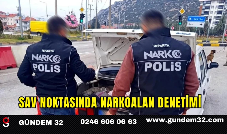 Sav Noktasında Narkoalan Denetimi