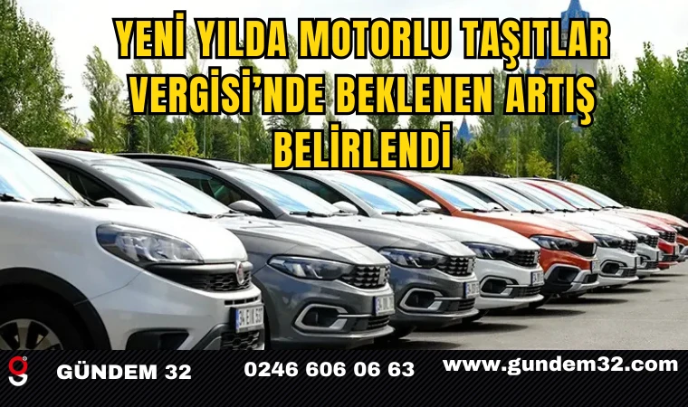 Yeni Yılda Motorlu Taşıtlar Vergisi’nde Beklenen Artış Belirlendi