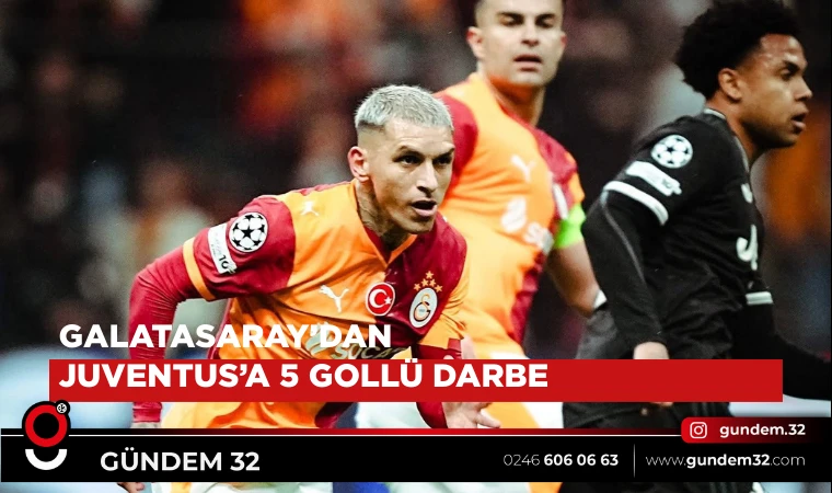 Galatasaray’dan Juventus’a Rams Park’ta 5 Gollü Gece