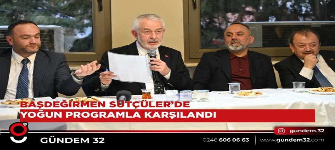 Sütçüler’de Hizmet Buluşması: Başdeğirmen Açılış Yaptı, Muhtarları Dinledi