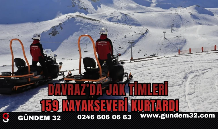 Davraz’da JAK Timleri 159 Kayakseveri Kurtardı