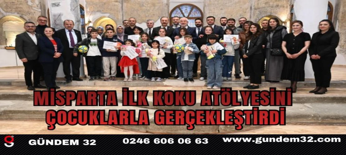 Misparta ilk koku atölyesini çocuklarla gerçekleştirdi