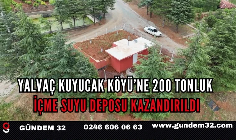 alvaç Kuyucak Köyü’ne 200 Tonluk İçme Suyu Deposu Kazandırıldı