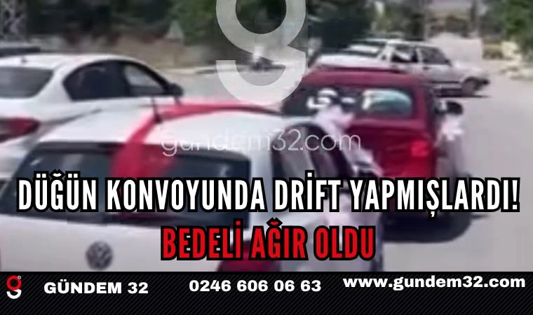 Kuleönü'ndeki drift gösterisine ağır yaptırım