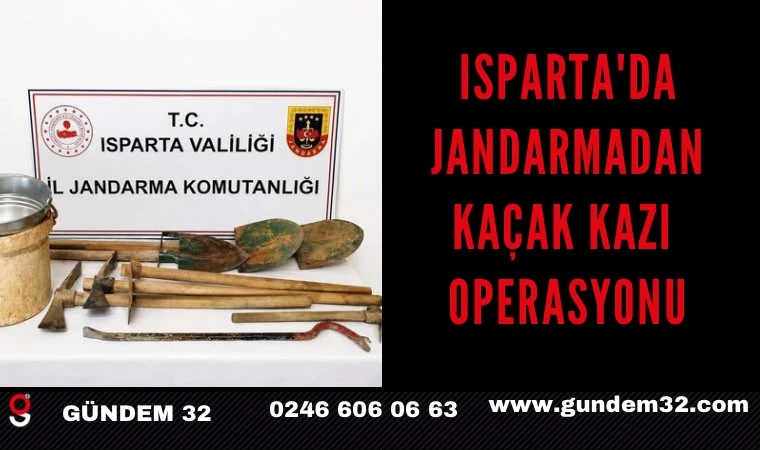 Yalvaç'ta kaçak kazı operasyonu: Evde ve bahçede çukurlar bulundu