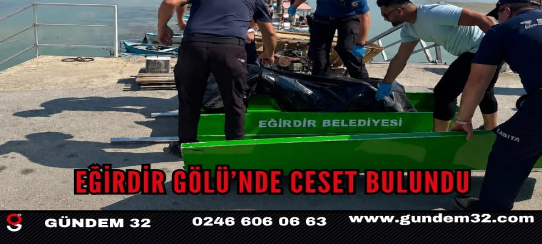 Eğirdir Gölü’nde Ceset Bulundu