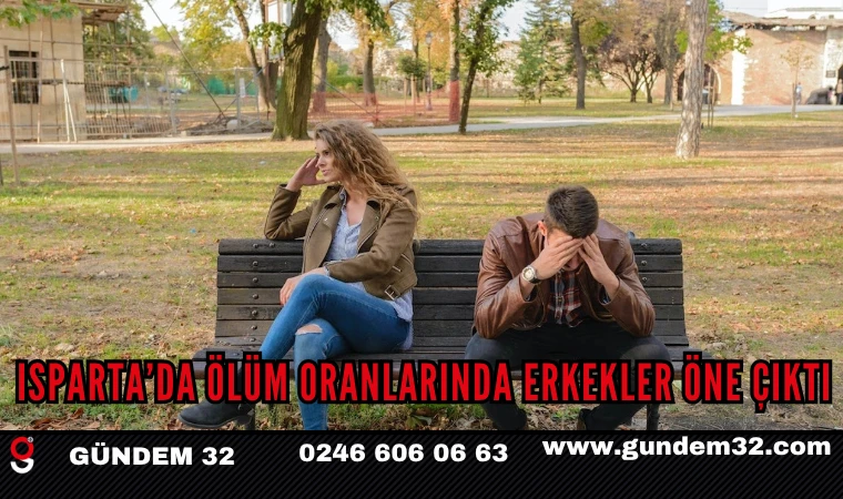 Isparta’da Ölüm Oranlarında Erkekler Öne Çıktı