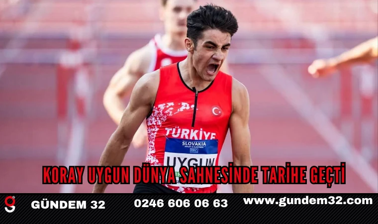 Koray Uygun Dünya Sahnesinde Tarihe Geçti