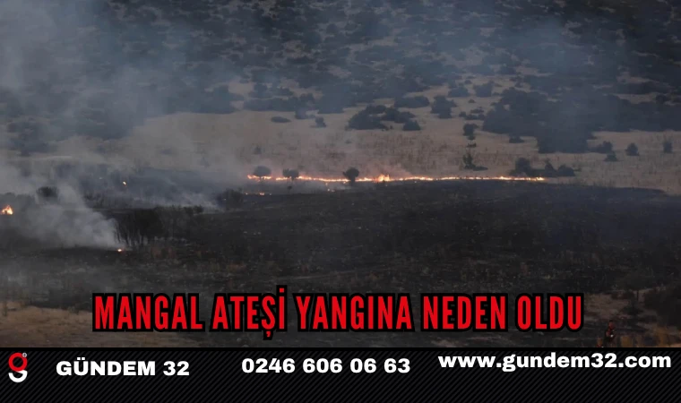 Mangal Ateşi Yangına Neden Oldu