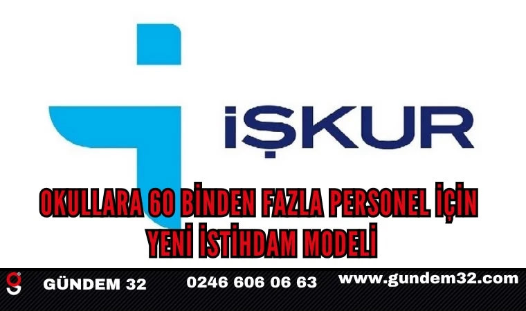 Okullara 60 Binden Fazla Personel İçin Yeni İstihdam Modeli