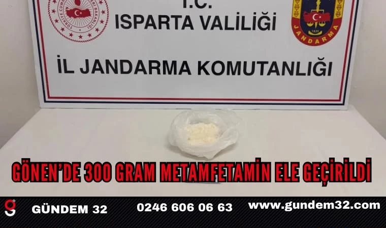 Gönen’de jandarmadan uyuşturucu operasyonu: 300 gram metamfetamin ele geçirildi