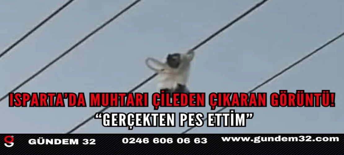 Isparta’da Muhtarı İsyan Ettiren Görüntü! “Bugün Gerçekten Pes Dedim”