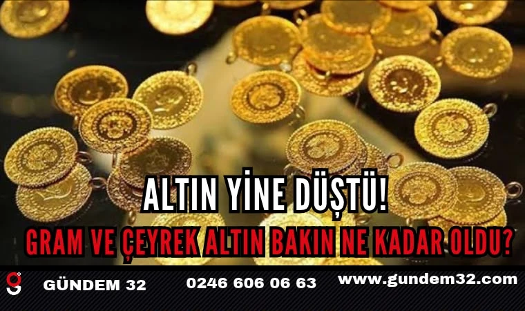 Altın Fiyatlarında Düşüş! 29 Ekim Güncel Altın Fiyatları