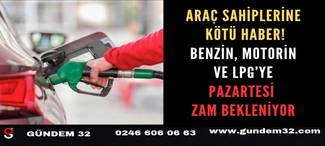 Benzin, Motorin ve LPG… Akaryakıta Dev Zam!
