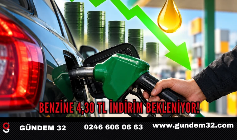 Benzine 4,30 TL İndirim Bekleniyor!