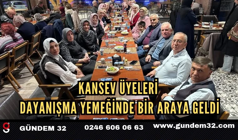 KANSEV Üyeleri Dayanışma Yemeğinde Bir Araya Geldi