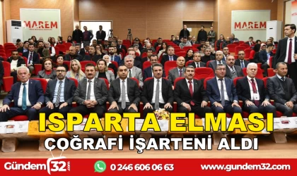 2. Ulusal Elma Çalıştayı bugün başladı Eğirdir'de başladı.