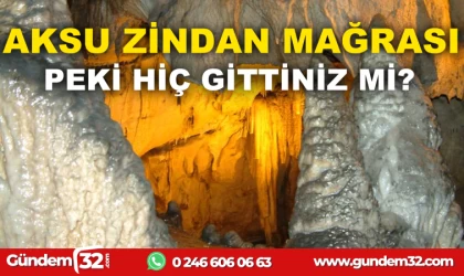 AKSU ZİNDAN MAĞARASI
