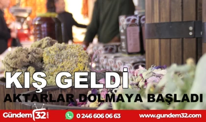 KIŞ GELDİ AKTARLAR DOLDU