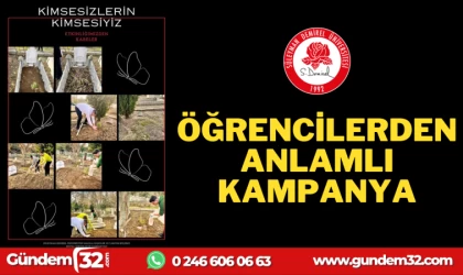 ÖĞRENCİLERDEN ANLAMLI KAMPANYA