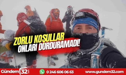 Davraz dağı'na tırmandılar