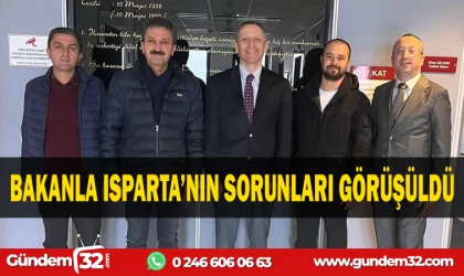 ISPARTA ELMASININ İHRACAT SORUNLARI BAKANLIKLA GÖRÜŞÜLDÜ