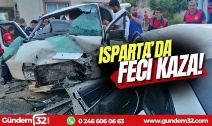 Isparta'da feci kaza: 7 Yaralı