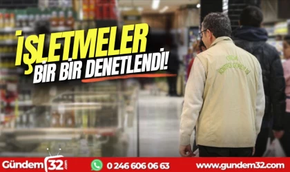 Isparta'da İşletmelere Denetim
