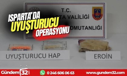 Isparta'ya uyuşturucu madde getirirken yakalandı