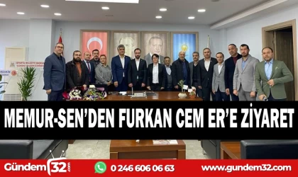 MEMUR-SEN'DEN AK PARTİ İL BAŞKANI'NA ZİYARET