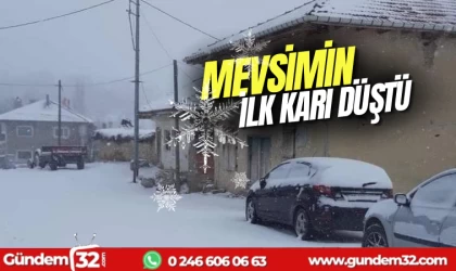 Yalvaç'a Kar Yağdı