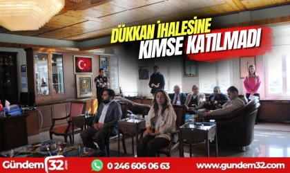 29 dükkanın satış ihalesine kimse katılmadı