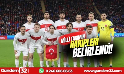 A Milli Takım'ın rakipleri belirlendi