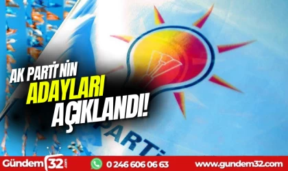 AK Parti'nin adayları belli oldu