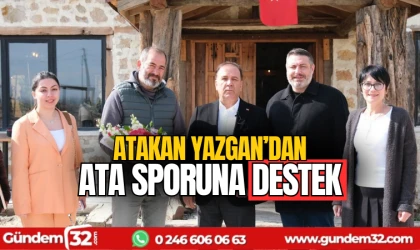 Atakan Yazgan, Ata Sporlarına Desteğini Yineledi