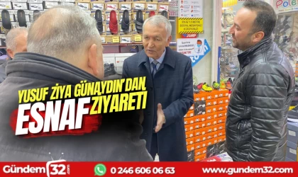 Başkan adayı Günaydın esnafı ziyaret etti