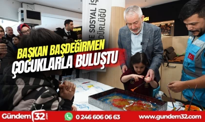 Başkan Başdeğirmen çocuklarla buluştu