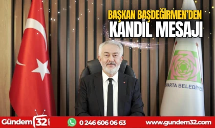 Başkan Başdeğirmen'den kandil mesajı