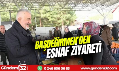 Başkan Başdeğirmen'den pazar yeri ziyareti