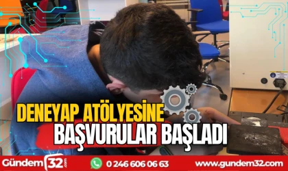 Deneyap atölyesine başvurular başladı
