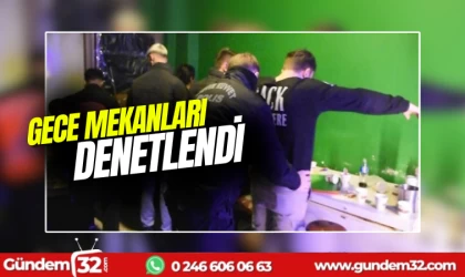 Eğlence mekanlarına denetim