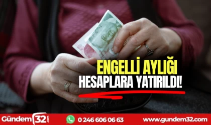 Engelli aylıkları hesaplarda